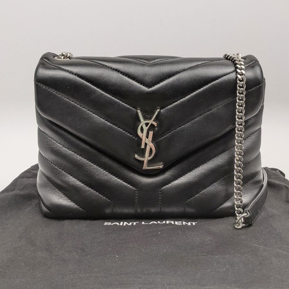 SOLD Saint Laurent Black LouLou Crossbody Bag - Picture 9 of 9